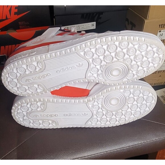 Size 10.5 - Adidas Forum Exhibit Low Cloud White Red  GZ5391 main image 4